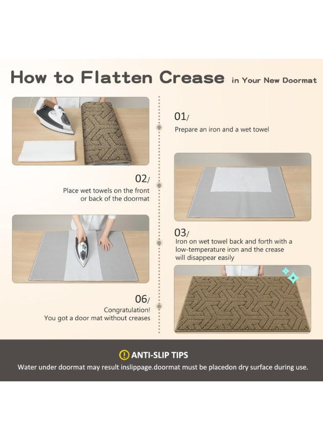 EBREEZZ Heavy-Duty Non-Slip Indoor Entrance Mat – Dirt Trapping Door Rug - Image 2